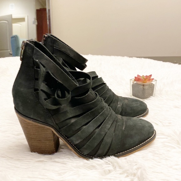 Free People | Anthropologie Hybrid Strappy Heel Ankle Bootie women size 8 - Picture 5 of 10